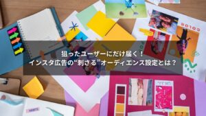 インスタ広告のオーディエンス設定を説明する図解