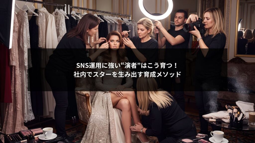 SNS運用に強い“演者”はこう育つ！社内でスターを生み出す育成メソッド